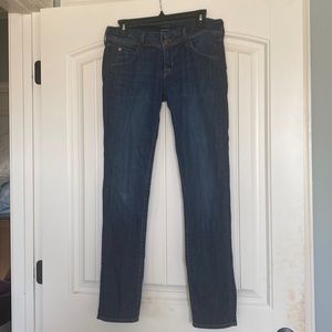 Hudson straight leg jeans. Gently used.  Slight discoloration on right knee.